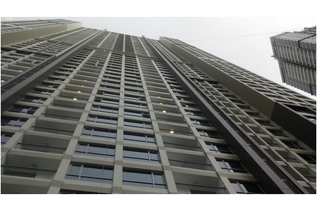 Dự án phục hồi kính trầy xước tại tòa P3 khu Vinhome Center Tân Cảng