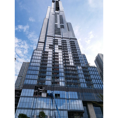 Dự án phục hồi kính trầy xước Tòa LandMark 81 khu VinhomeS Tân Cảng