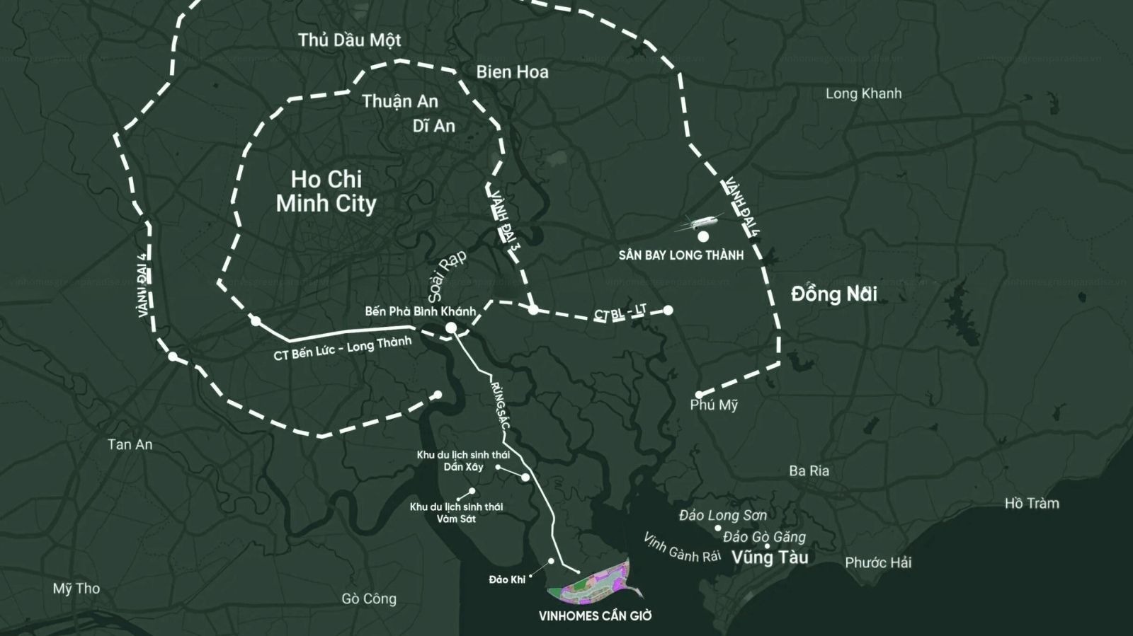 Vị Trí Vinhomes Green Paradise