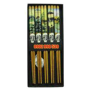 Đũa Tre 5 Đôi Chuobussan (22.5cm)