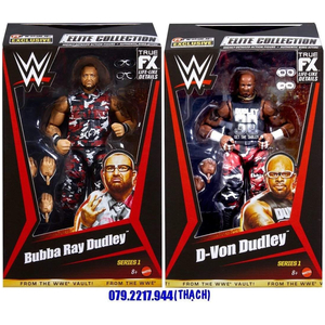 WWE DUDLEY BOYZ (BUBBA RAY DUDLEY & D-VON DUDLEY) - ELITE FROM THE VAULT SERIES 1 (EXCLUSIVE)