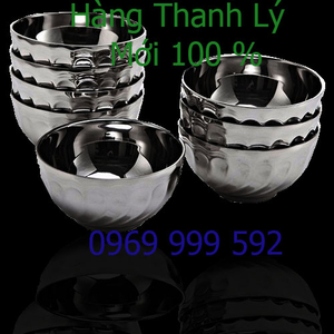 Chén inox 02 lớp cách nhiệt giá rẻ