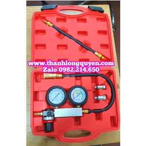 DỤNG CỤ KIỂM TRA THỬ KÍN XY LANH BUỒNG ĐỐT ĐỘNG CƠ BỘ KIỂM TRA RÒ RỈ ĐỘNG CƠ 2 ĐỒNG HỒ 5 CHI TIẾT