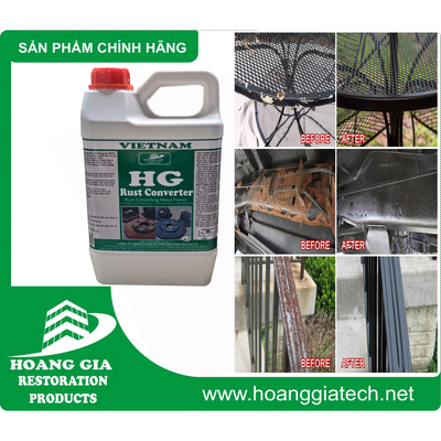 Dung dịch biến đổi Rỉ Sắt HG RUST CONVERTER 2000ML