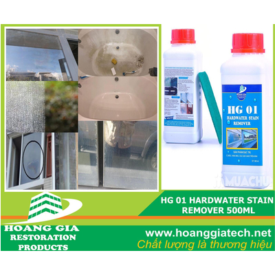Dung dịch đánh bay ố, bẩy màu, cáu cặn trên kính 500ML