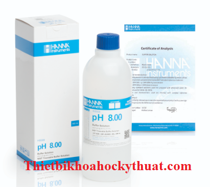 Dung Dịch Hiệu Chuẩn pH 8.00, 500 mL - HI5008