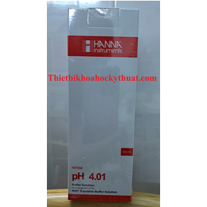 Dung Dịch Hiệu Chuẩn pH 4.01, Chai 500mL HI7004L