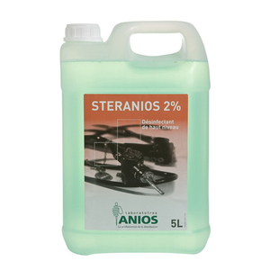Dung dịch khử khuẩn mức độ cao dụng cụ nội soi và các dụng cụ không chịu nhiệt Steranios 2% (5 lít)