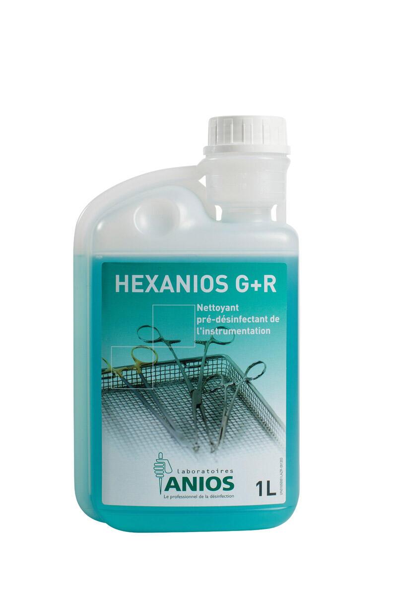 Dung dịch ngâm dụng cụ Hexanios G+R 1 lít, 5 lít