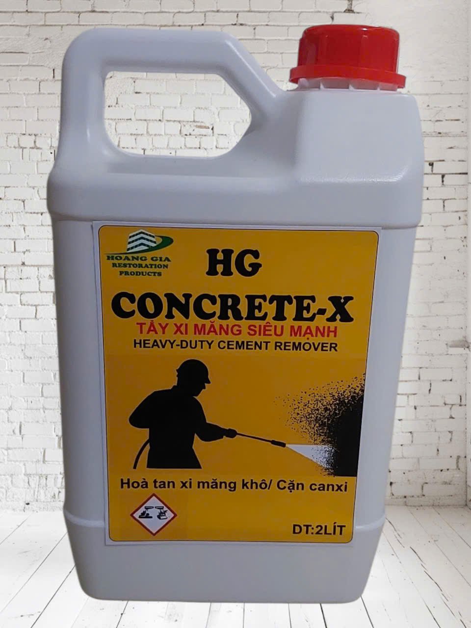 Dung dịch tẩy bê tông SUPER CRETE-X-W™ 2lít – GIẢI PHÁP TẨY BÊ TÔNG TỐI ƯU CHO MỌI CÔNG TRÌNH