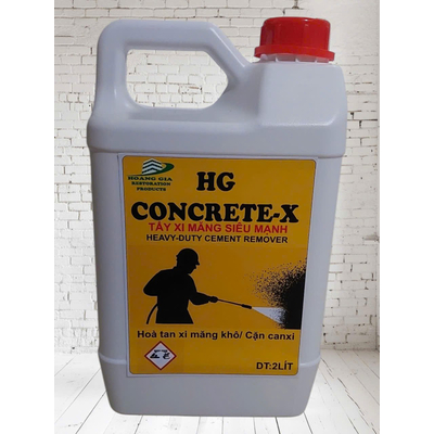 Dung dịch tẩy bê tông SUPER CRETE-X-W™ 2lít – GIẢI PHÁP TẨY BÊ TÔNG TỐI ƯU CHO MỌI CÔNG TRÌNH