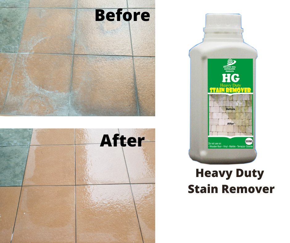 Dung dịch tẩy cặn xi măng trên nền gạch đá HG Heavy Duty Remover 500ML