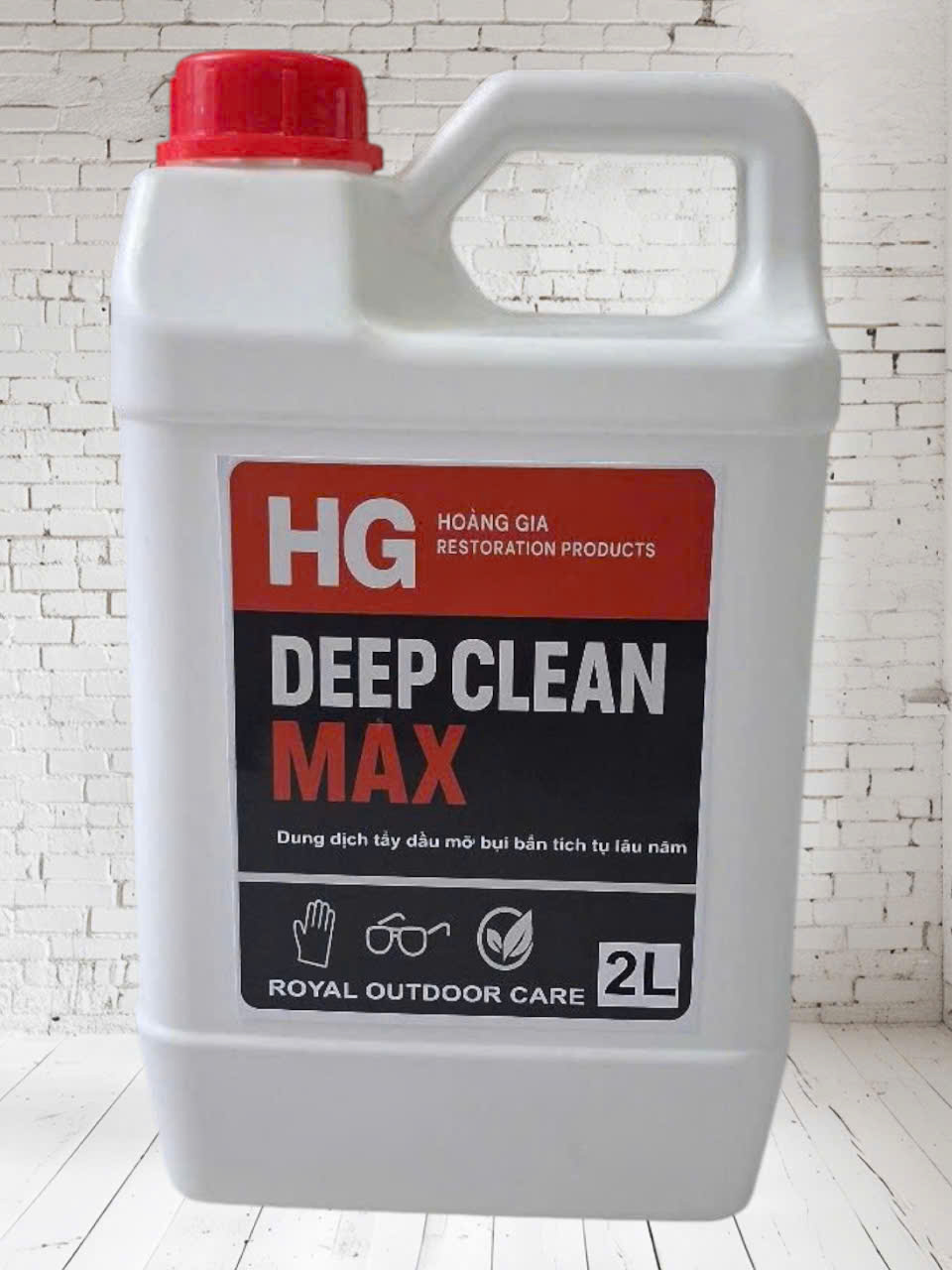 Dung dịch tẩy dầu mỡ và bụi bẩn lâu năm, hiệu suất cao HG DEEP CLEAN MAX 2000ML