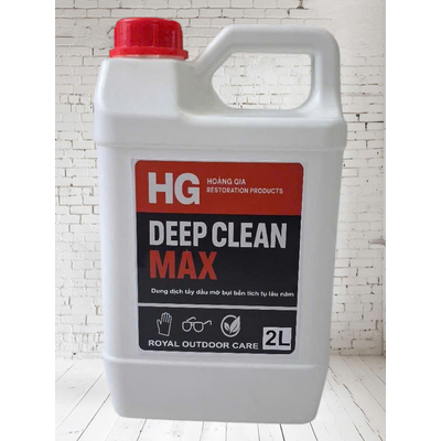 Dung dịch tẩy dầu mỡ và bụi bẩn lâu năm, hiệu suất cao HG DEEP CLEAN MAX 2000ML