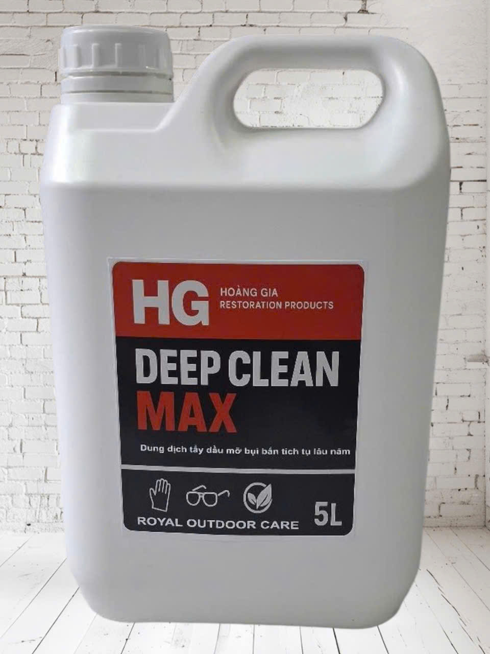 Dung dịch tẩy dầu mỡ và bụi bẩn lâu năm, hiệu suất cao HG DEEP CLEAN MAX 5000ML