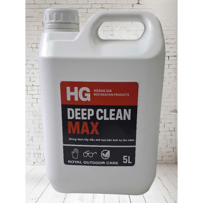 Dung dịch tẩy dầu mỡ và bụi bẩn lâu năm, hiệu suất cao HG DEEP CLEAN MAX 5000ML
