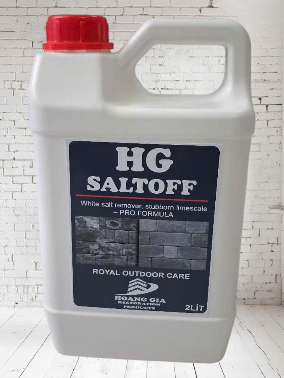 DUNG DỊCH TẨY MUỐI TRẮNG, CẶN VÔI MẠNH HG SALTOFF 2000ML