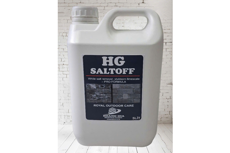 DUNG DỊCH TẨY MUỐI TRẮNG, CẶN VÔI MẠNH HG SALTOFF 5000ML