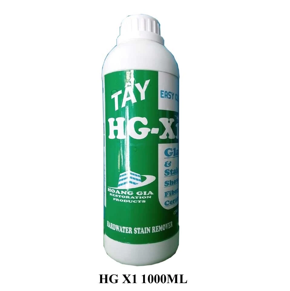 Dung dịch tẩy ố kính xe hơi HG X1 Hard Water Stain Remover for Car Glass 1000ML