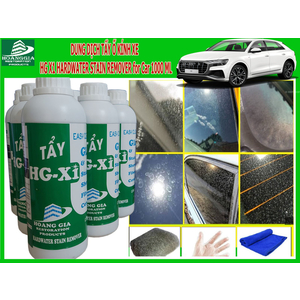 Dung dịch tẩy ố kính xe hơi HG X1 Hard Water Stain Remover for Car Glass 1000ML
