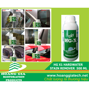 DUNG DỊCH TẨY Ố KÍNH XE - HG X1 HARDWATER STAIN REMOVER for Car 500 ML