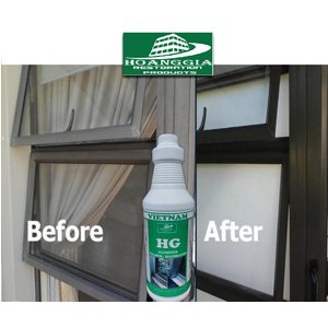 Dung dịch vệ sinh cửa nhôm, cửa nhựa HG Aluminium Cleaner & Restorer 1000ml
