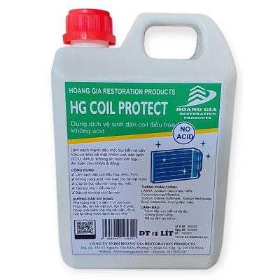 Dung dịch vệ sinh dàn coil điều hòa – Không acid HG COIL PROTECT™ 1LIT