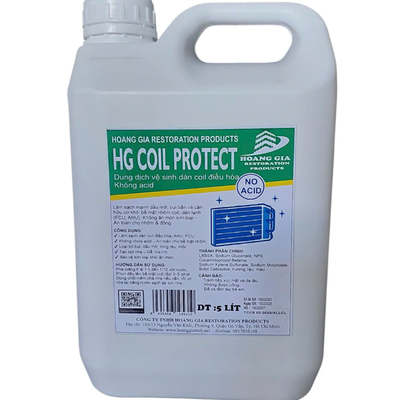 Dung dịch vệ sinh dàn coil điều hòa – Không acid HG COIL PROTECT™ 5LIT