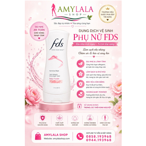 Dung dịch vệ sinh phụ nữ FDS Feminine Wash For Sensitive Skin Baby Powder - 0858193968 - 0944193968 - amylalashop.com -