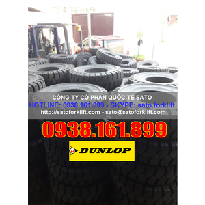 Bánh đặc xe nâng hiệu Dunlop size 250-15/7.0