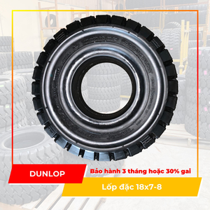 Lốp đặc xe nâng - Vỏ xe nâng Dunlop