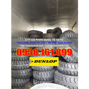 Bánh đặc xe nâng hiệu Dunlop size 250-15/7.0