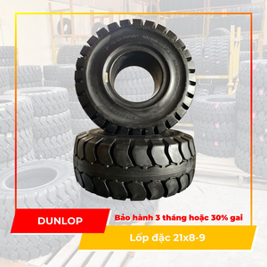 Lốp đặc xe nâng - Vỏ xe nâng Dunlop