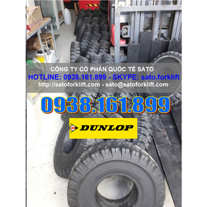 Bánh đặc xe nâng hiệu Dunlop size 250-15/7.0