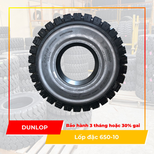 Lốp đặc xe nâng - Vỏ xe nâng Dunlop