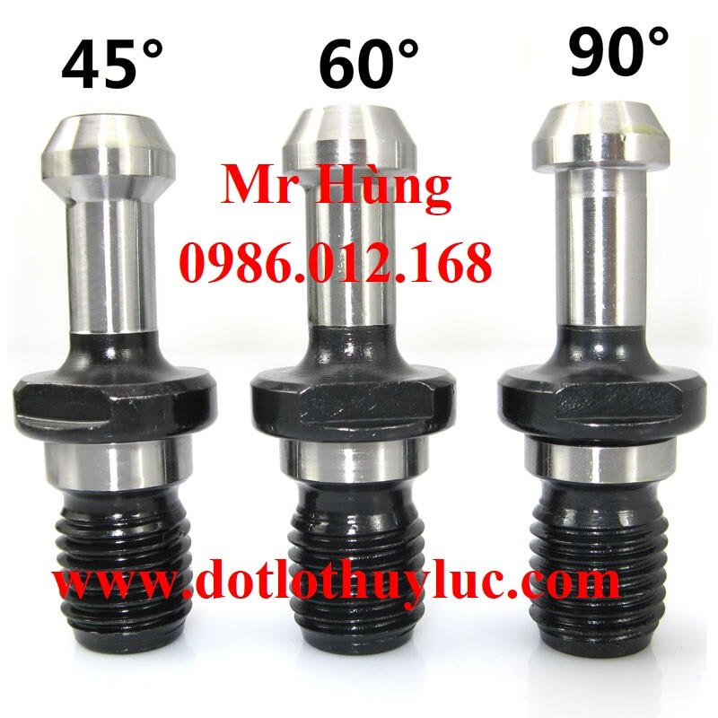 BT40 90 độ Vít rút chuôi dao, ty rút chuôi dao, đuôi chuột, pull stud