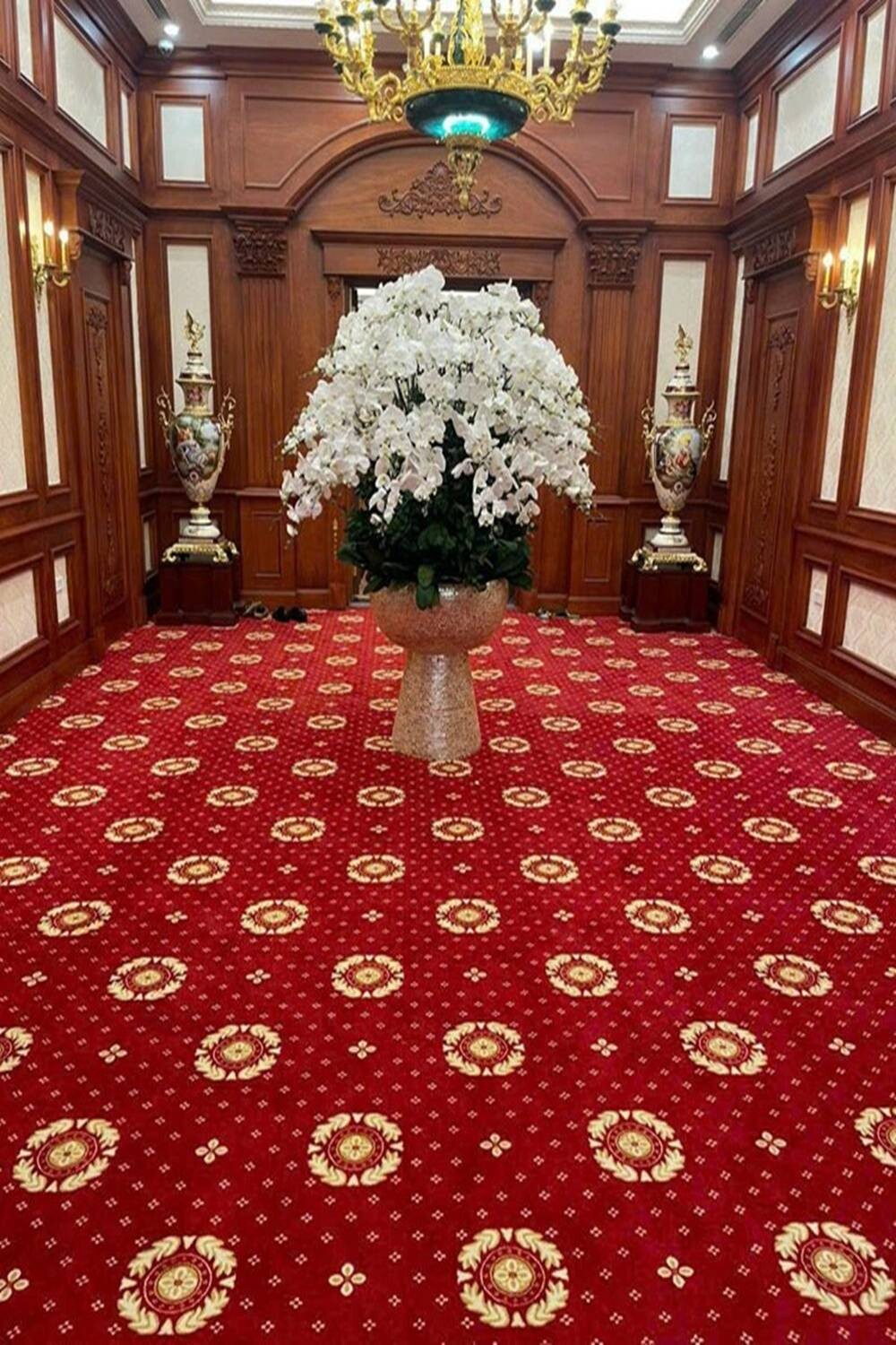 Thảm cuộn hoa văn chống cháy lan LUXURY DV05 HNO