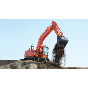 Máy xúc đào doosan bánh lốp DX190WA