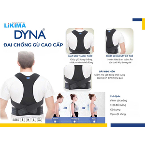 Đai chống gù lưng cao cấp Dyna 1456
