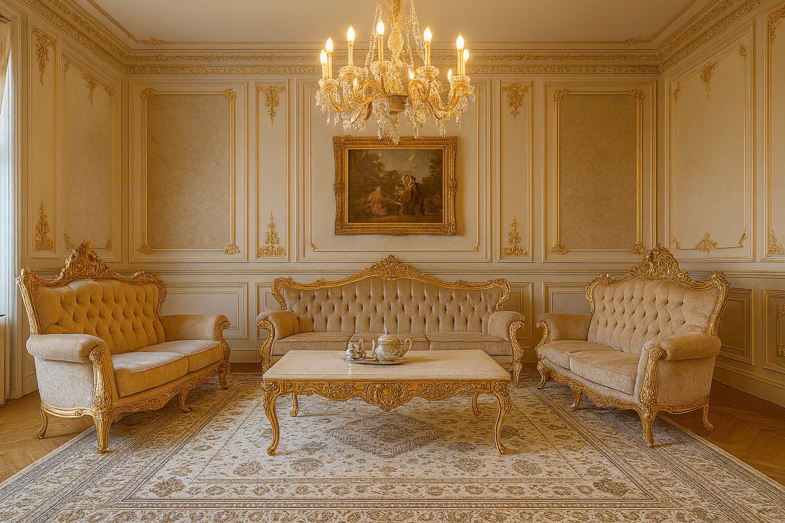 THẢM DỆT CỔ ĐIỂN CAO CẤP- GO-MOUSSE E_2244IV