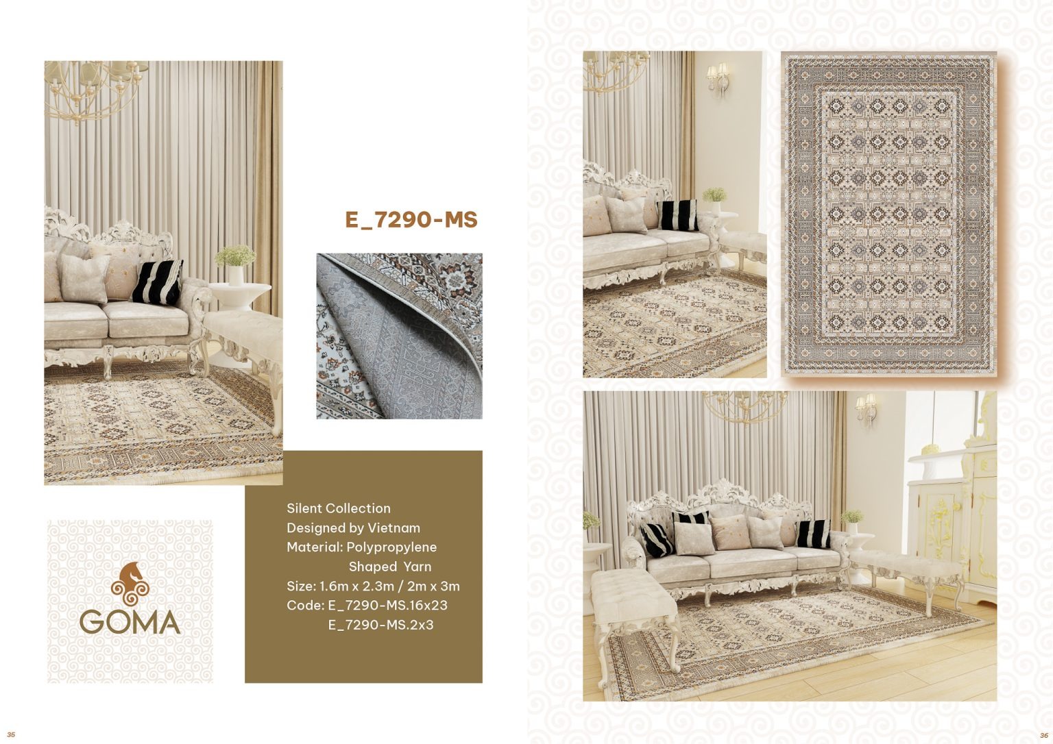 THẢM DỆT HIỆN ĐẠI CAO CẤP- GO-SILENT-E_7290-MS