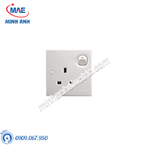 Bộ công tắc đơn 3 chấu có công tắc -Series E30 - Model E15R_WE