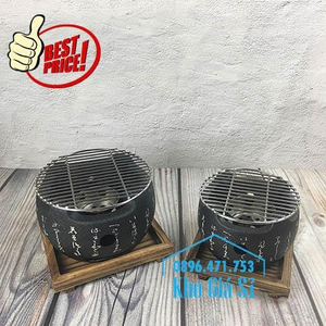 Lò nướng than để bàn kiểu Nhật hình tròn