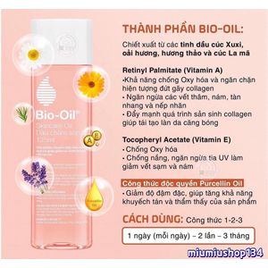 Tinh Dầu Bio Oil Trước và Sau Sinh 125ml 🇦🇺