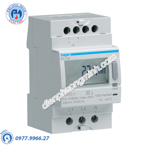 Timer 24h Hager - Model EC150 dòng Push Button