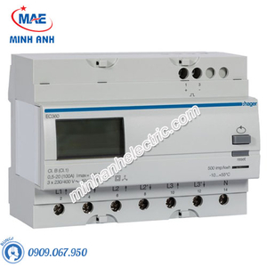 Timer 24h Hager - Model EC360 dòng Push Button