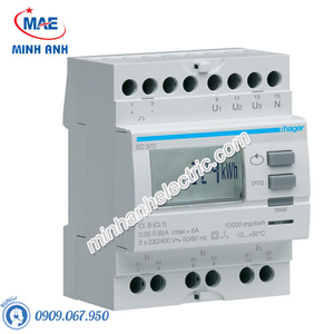 Timer 24h Hager - Model EC370 dòng Push Button