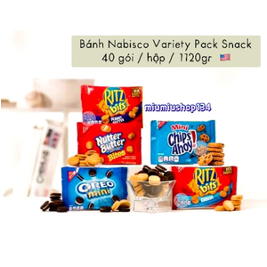 Bánh Nabisco Variety Pack Snack hộp 40 gói trọng lượng 1120gr 🇺🇸