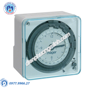 Timer 24h Hager - Model EH710 loại Analog 72x72mm