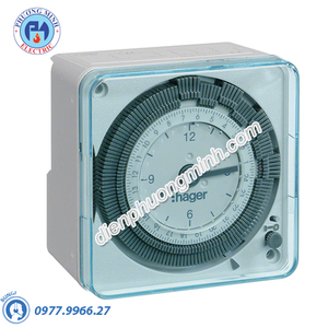 Timer 24h Hager - Model EH770 loại Analog 72x72mm